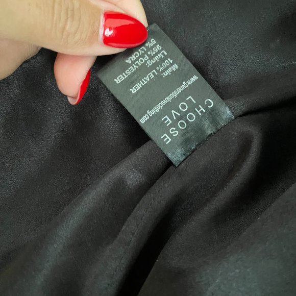 GENERATION LOVE LEATHER JACKET SIZE XS - Picture 4 of 7